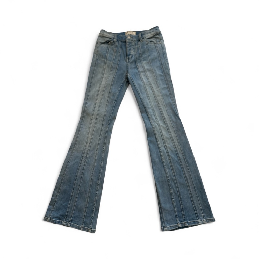 Free People Light Blue Flare Jeans